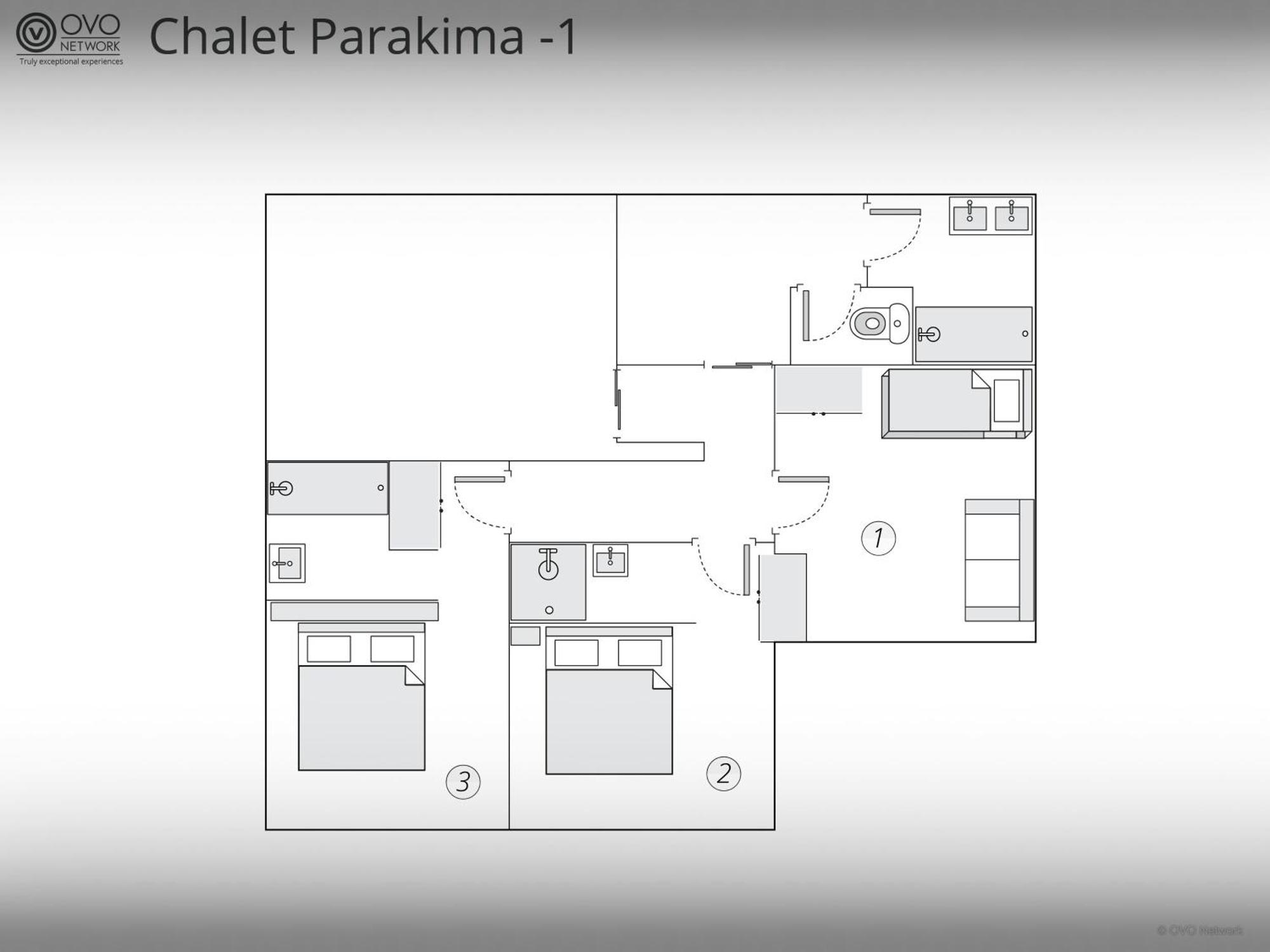 Chalet Parakima - Ovo Network Manigod Eksteriør billede