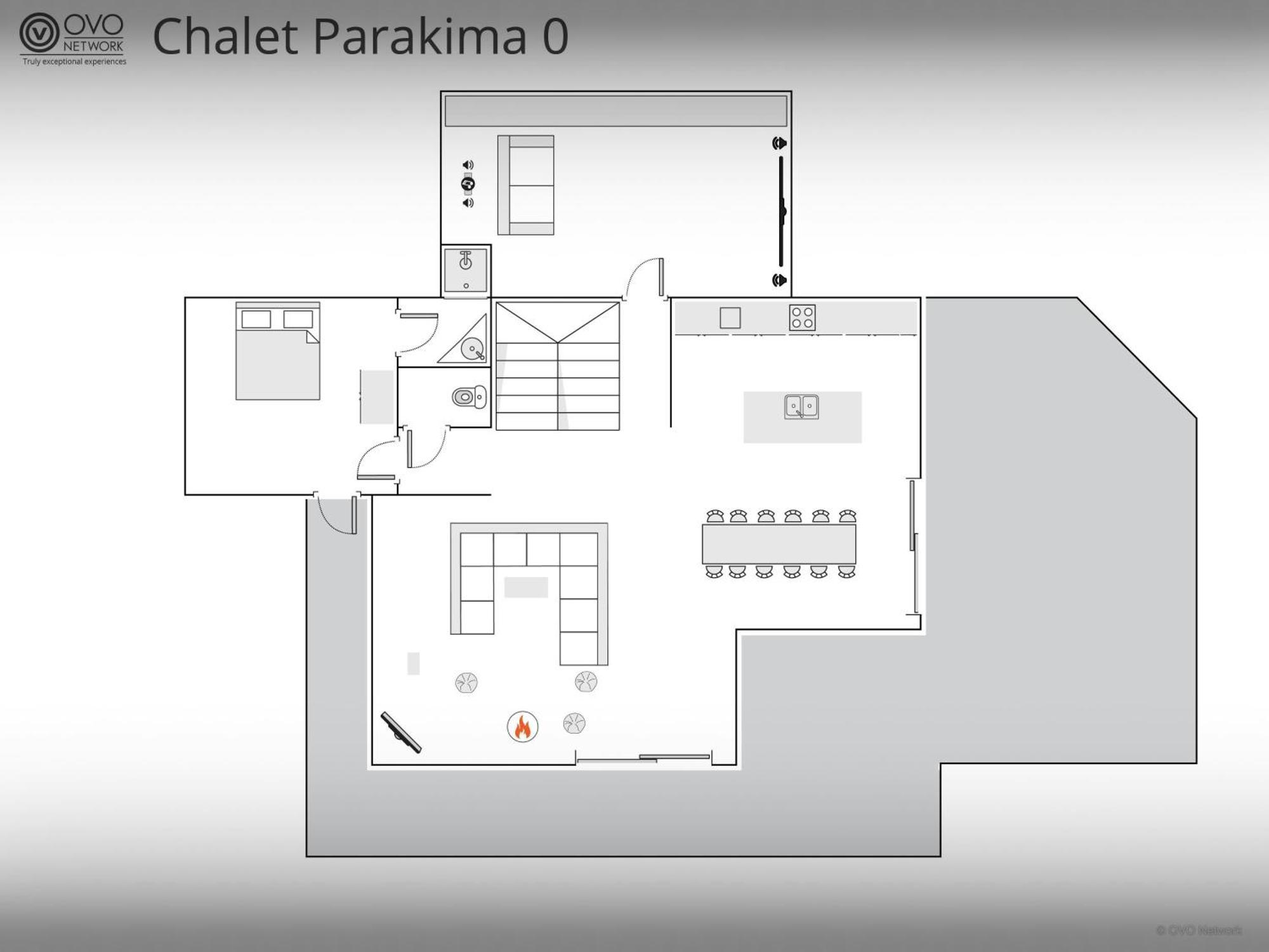 Chalet Parakima - Ovo Network Manigod Eksteriør billede